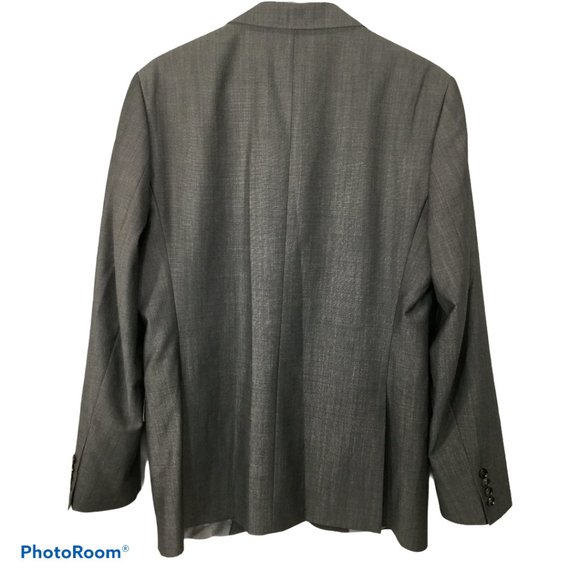 Zara Man 38 Mohair Wool Classic Fit Marzotto Gray sport coat jacket - Picture 3 of 7